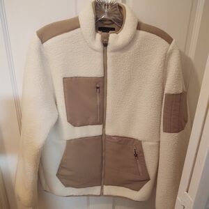 FIGS ColorBlocked Fleece Jacket